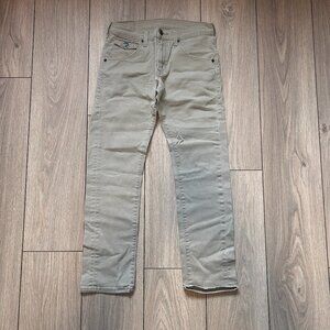 Levi's 511 Slim Fit Beige Denim Jeans